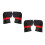 2Paires Hiver Manchettes Vent Pluie Noir 6