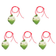 5St Groene Keramische Ocarina 6 , Voor Kinderpraktijk