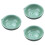 3Pièces Plateaux Encre Céramique Vert Pour Bureau Durable 5