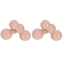 4St Beige DIY Poppennek Verbinder Voor 1/6 Scale Meubels En Handwerk