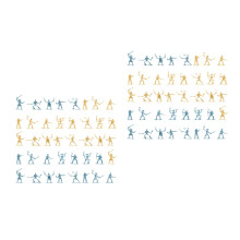 200St Piraten Miniatuur Figuren, Kleurrijk Plastic Voor Tafeldecoratie