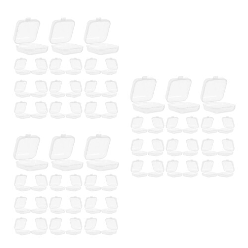 120St Draagbare Kleine Plastic Opbergdozen Met Voor Tiny Items