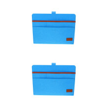 2St Duurzame Sky-Blauwe Bedside Hanging Pouch Voor Opbergen Thuis
