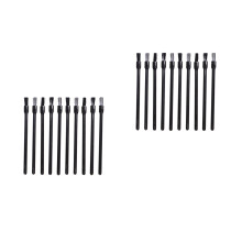 200St Disposable Lipstick Wands Zwart Zachte Borstels Makeup Gebruik