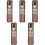 5Ensembles Rose Portable Fourchette, Étui 2