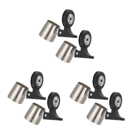 6Pièces Flûte Sifflet Bouilloire Acier Argent 2