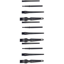 12Pièces Brosse Anti-Statique Facile D’usage Noir Pour Clavier Et Pièce