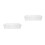 2Ensembles Rangement Alimentaire Transparent Multi-Grilles En PP 2