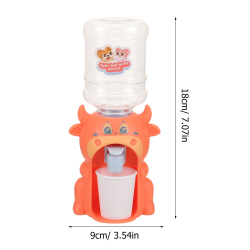 4Pièces Distributeur D'eau Simulation Mini Orange Jouet Enfant 1