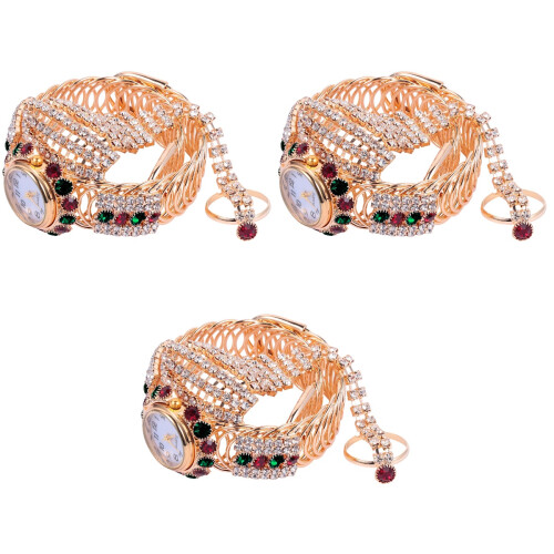 3Pièces Mode Quartz Couleurs Assorties 2