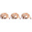 3Pièces Mode Quartz Couleurs Assorties 4
