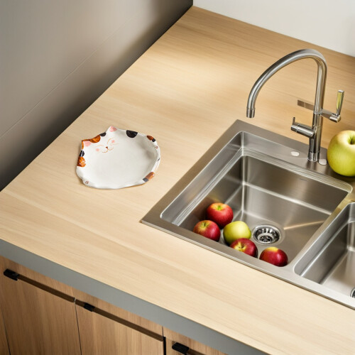 4Pièces Plates Céramiques Blanches Chat Résistantes Pour Apéritifs 2