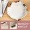 4Pièces Plates Céramiques Blanches Chat Résistantes Pour Apéritifs 4