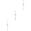 3Pièces Déco Bracelet Réglable Mode Pour Casual 4