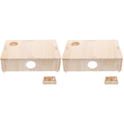 2Pièces Hamster Bois Clair 1