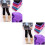 2Pièces Leggings Hiver Élastique Et 6