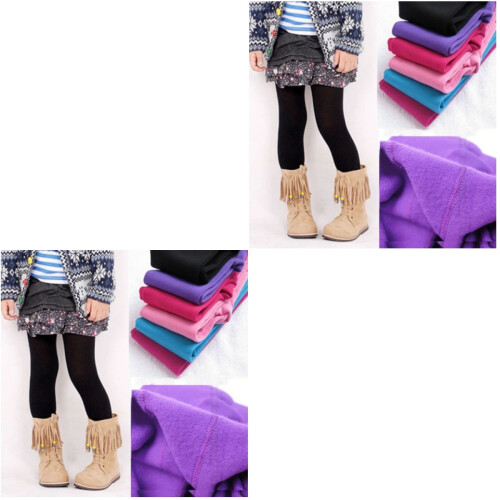 2Pièces Leggings Hiver Élastique Et 2
