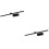 2Pièces Applique Murale Aluminium LED Noire Pour Bain 5