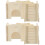 2Pièces Villa Hamster En Bois Khaki Petits Rongeurs 4