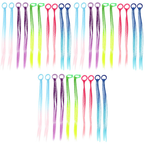 30Pièces Extensions Queue De Fantaisie Synthétiques Assorties 1