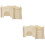 2Pièces Villa Hamster En Bois Khaki Petits Rongeurs 5