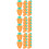 36Pièces Assiettes Carotte Orange Usage Unique Pour Buffet 7