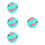 4Pièces Jouets Empreinte Rotative Multi Couleurs Jeux Enfants 7