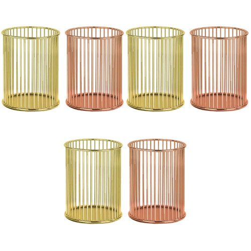 6Pièces Rangement Rose Pour Stylos Et Pinceaux De 2