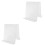 2Pièces Support Vinyle Transparent Grand Bureau 2