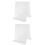 2Pièces Support Vinyle Transparent Grand Bureau 4