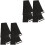 8Pièces Sangles Noires De Câble Elastiques Et Réutilisables 2