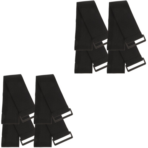 8Pièces Sangles Noires De Câble Elastiques Et Réutilisables 1