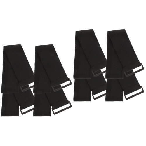 8Pièces Sangles Noires De Câble Elastiques Et Réutilisables 2