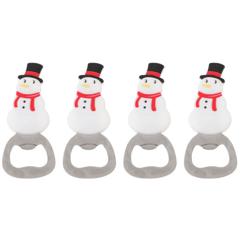 4Pièces Ouvre-Bouteille Noël Durable Texture Supérieure 2