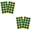 4Feuilles Marqueurs Verts Adhésifs Pour Repérer Billard Snooker 5