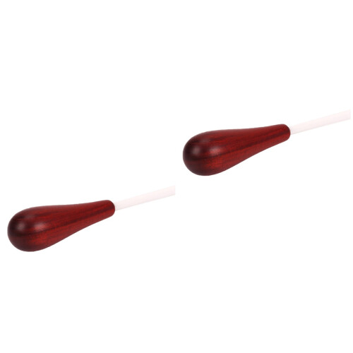 2Pièces Bâtons Chef D'orchestre Bois Durable Maniable Marron 2