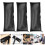 6Pièces Étuis De Rangement Microphone PU Noir Accessoires Organisés 8