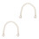 2Pièces Sac Blanche Élégante Pour DIY Décoration 5