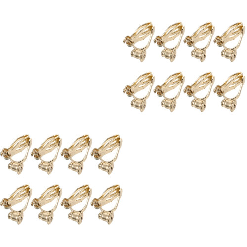 16Pièces Clips Boucles D'oreilles Sans Percer Matériel DIY 2