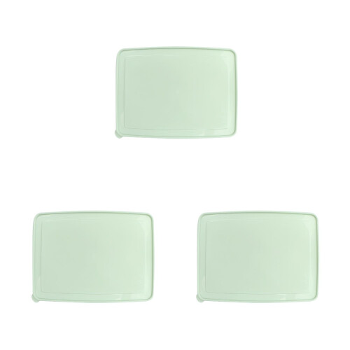 3Pièces Support À Oeufs Plastique Vert Résistant Et 1