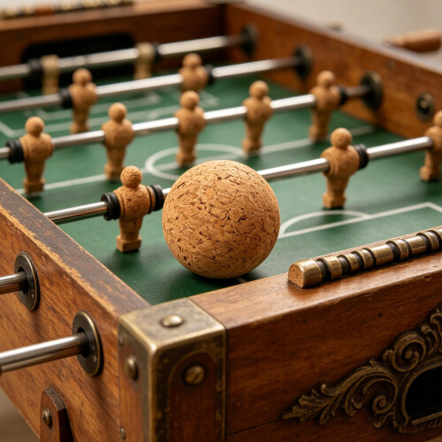 6Pièces Accessoires En Bois Pour Football De Table 2