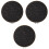 3Pièces Support Bijoux Bambou Noir Porte-Boucles Broches 3