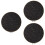 3Pièces Support Bijoux Bambou Noir Porte-Boucles Broches 6