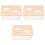 3Pièces Accessoire Hamster Multi-Coloré Bain Sable Toilette 2