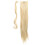 2Pièces Perruque Extension Queue De Blonde Femme 8