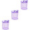 3Pièces Sac Mesh Violet Sac Polyvalent Pour Voyage Et 5
