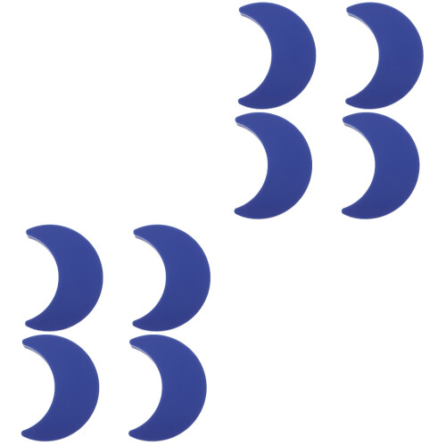 8Pièces Boutons Bleu Pour Tiroirs Portes, Poignées 2