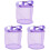 3Pièces Sac Mesh Violet Sac Polyvalent Pour Voyage Et 6