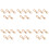 60Pièces Boucles Métalliques Dorées Pour Sacs Accessoires 2