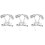 3Ensembles Costume Animal Chiot Oreilles Queue Et Nœud 3